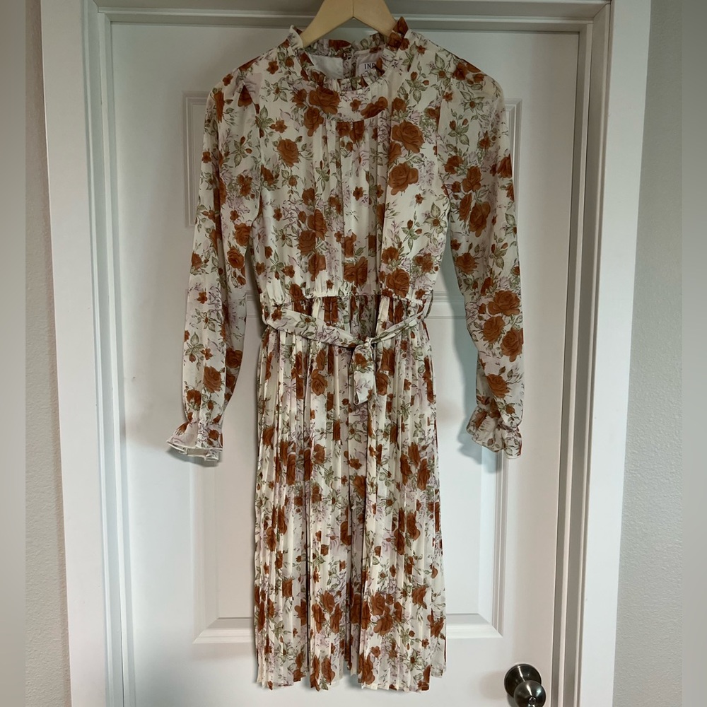 Indie & Co Floral Long Sleeve Dress